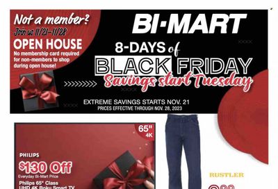 Bi-Mart (ID, OR, WA) Weekly Ad Flyer Specials November 21 to November 28, 2023
