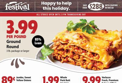 Festival Foods (WI) Weekly Ad Flyer Specials November 22 to November 28, 2023