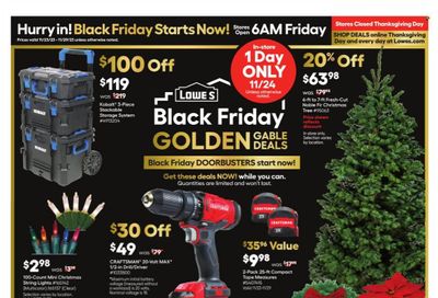 Lowe's Weekly Ad Flyer Specials November 23 to November 29, 2023