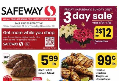 Safeway (DC) Weekly Ad Flyer Specials November 24 to November 30, 2023