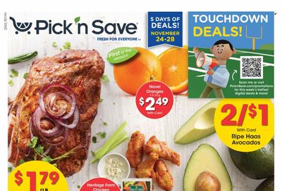 Pick ‘n Save (WI) Weekly Ad Flyer Specials November 24 to November 28, 2023