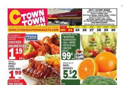 C-Town (CT, FL, MA, NJ, NY, PA) Weekly Ad Flyer Specials November 24 to November 30, 2023