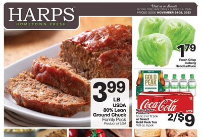 Harps Hometown Fresh (AR, KS, MO, OK) Weekly Ad Flyer Specials November 24 to November 28, 2023