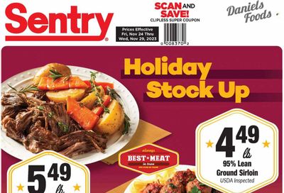 Sentry Foods (WI) Weekly Ad Flyer Specials November 24 to November 29, 2023