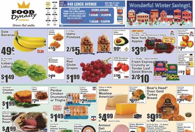 Food Dynasty (NY) Weekly Ad Flyer Specials November 24 to November 30, 2023