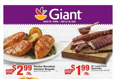 Giant Food Weekly Ad & Flyer May 22 to 28
