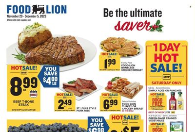 Food Lion (TN) Weekly Ad Flyer Specials November 29 to December 5, 2023