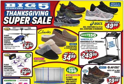 Big 5 (AZ, CA, CO, ID, NM, OR, UT, WA) Weekly Ad Flyer Specials November 27 to November 29, 2023