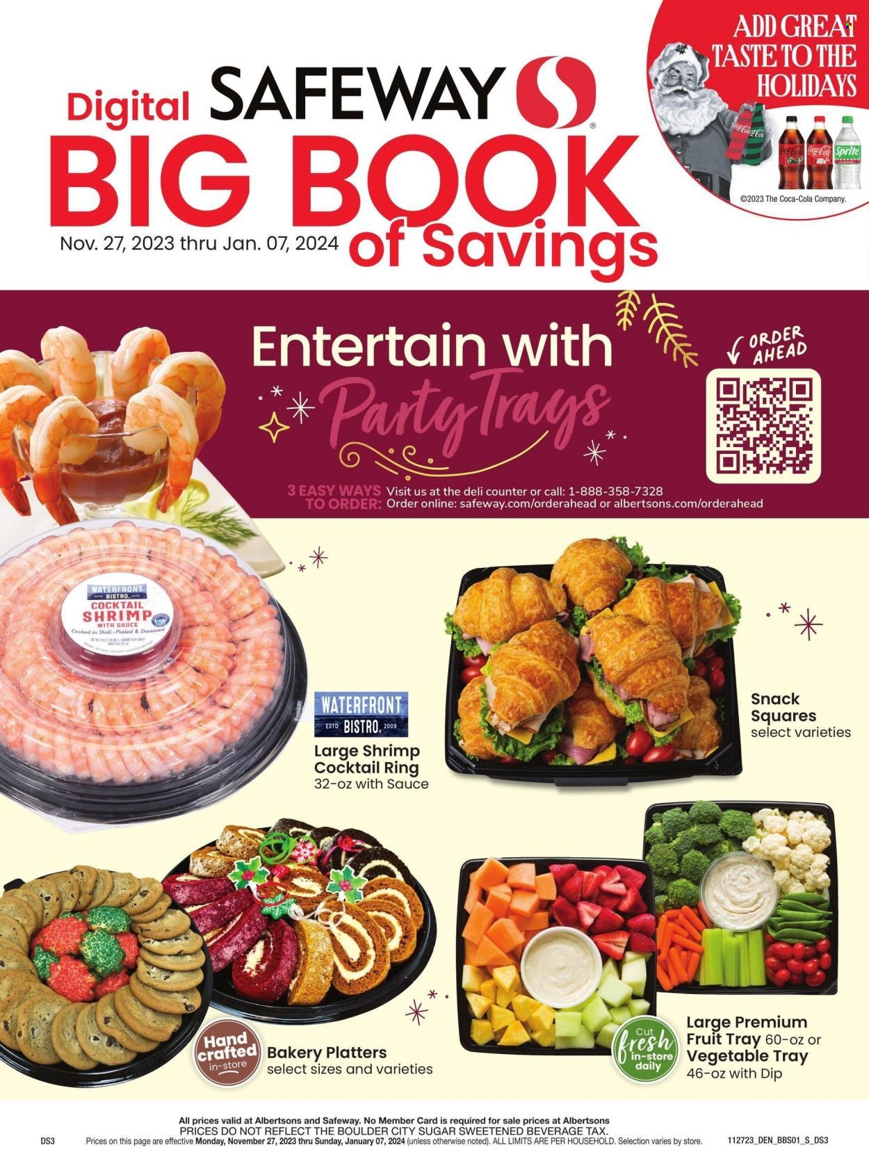 Safeway (CO) Weekly Ad Flyer Specials November 27 to January 7, 2024