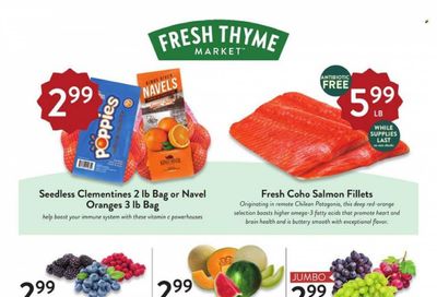 Fresh Thyme Weekly Ad Flyer Specials November 29 to December 5, 2023