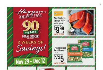 Haggen (WA) Weekly Ad Flyer Specials November 29 to December 5, 2023