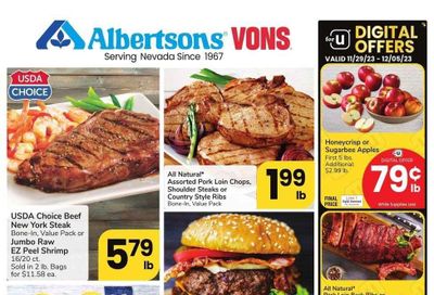 Vons (NV) Weekly Ad Flyer Specials November 29 to December 5, 2023 Vons (NV) Weekly Ad Flyer Specials November 29 to December 5, 2023