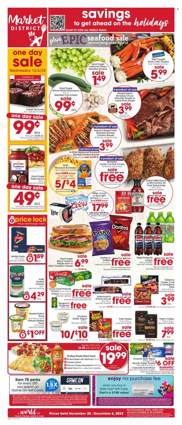 Giant Eagle (OH) Weekly Ad Flyer Specials November 30 to December 6, 2023