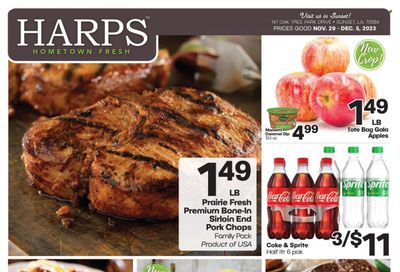 Harps Hometown Fresh (AR, KS, MO, OK) Weekly Ad Flyer Specials November 29 to December 5, 2023