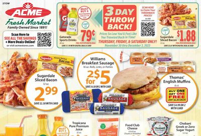 ACME Fresh Market (OH) Weekly Ad Flyer Specials November 30 to December 6, 2023