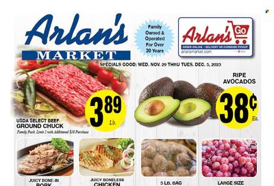 Arlan's Market (TX) Weekly Ad Flyer Specials November 29 to December 5, 2023