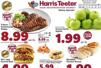 Harris Teeter Weekly Ad Flyer Specials November 29 to December 5, 2023 Harris Teeter Weekly Ad Flyer Specials November 29 to December 5, 2023