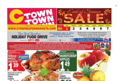 C-Town (CT, FL, MA, NJ, NY, PA) Weekly Ad Flyer Specials December 1 to December 7, 2023