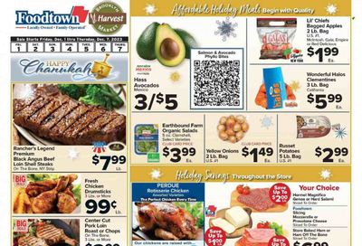 Foodtown (NJ, NY, PA) Weekly Ad Flyer Specials December 1 to December 7, 2023