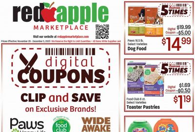 Red Apple Marketplace (OR) Weekly Ad Flyer Specials November 29 to December 5, 2023