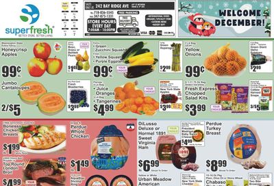 Super Fresh (NY) Weekly Ad Flyer Specials December 1 to December 7, 2023