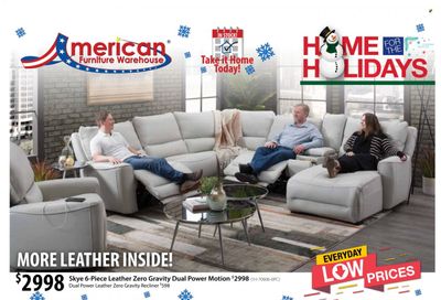 American Furniture Warehouse (AZ, CO, TX) Weekly Ad Flyer Specials December 3 to December 17, 2023