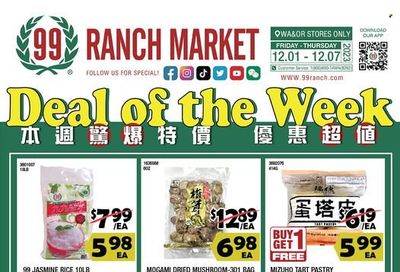 99 Ranch Market (10, 19, 40, CA, MD, NJ, OR, TX, WA) Weekly Ad Flyer Specials December 1 to December 7, 2023 99 Ranch Market (10, 19, 40, CA, MD, NJ, OR, TX, WA) Weekly Ad Flyer Specials December 1 to December 7, 2023