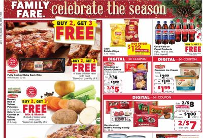 Family Fare (MI) Weekly Ad Flyer Specials December 3 to December 9, 2023