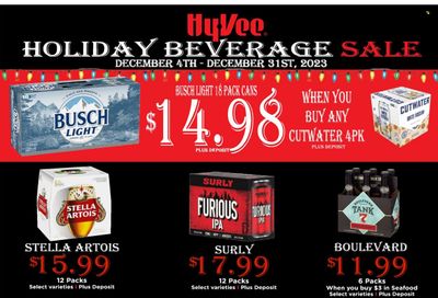 Hy-Vee (IA, NE) Weekly Ad Flyer Specials December 4 to December 31, 2023