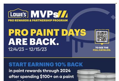 Lowe's Weekly Ad Flyer Specials December 4 to December 15, 2023