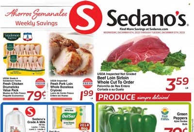 Sedano's (FL) Weekly Ad Flyer Specials December 6 to December 12, 2023 Sedano's (FL) Weekly Ad Flyer Specials December 6 to December 12, 2023
