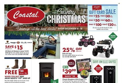 Coastal Farm & Ranch Weekly Ad Flyer Specials December 6 to December 18, 2023