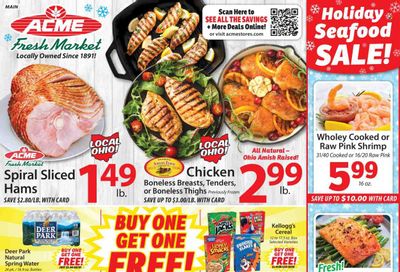 ACME Fresh Market (OH) Weekly Ad Flyer Specials December 7 to December 13, 2023