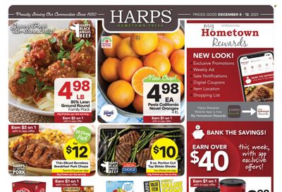 Harps Hometown Fresh (AR, KS, MO, OK) Weekly Ad Flyer Specials December 6 to December 12, 2023