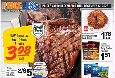 Price Less Foods Weekly Ad Flyer Specials December 6 to December 12, 2023
