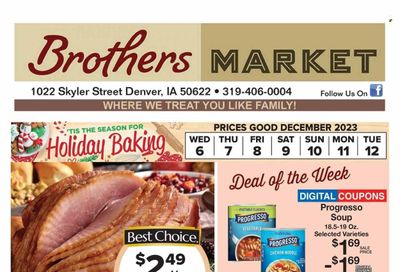 Brothers Market (IA, KS, MO) Weekly Ad Flyer Specials December 6 to December 12, 2023