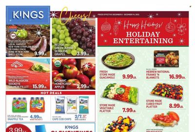 Kings Food Markets (CT, NJ, NY) Weekly Ad Flyer Specials December 8 to December 14, 2023