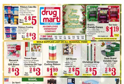 Discount Drug Mart (OH) Weekly Ad Flyer Specials December 13 to December 19, 2023
