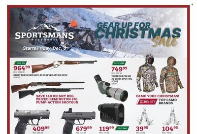 Sportsman's Warehouse Weekly Ad Flyer Specials December 8 to December 14, 2023