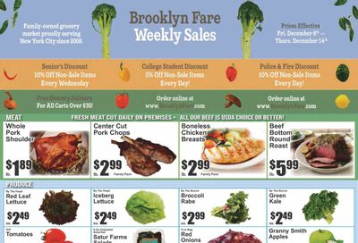 Brooklyn Fare (NY) Weekly Ad Flyer Specials December 8 to December 14, 2023