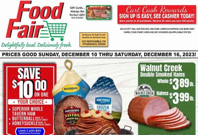 Food Fair Market (KY, OH, WV) Weekly Ad Flyer Specials December 10 to December 16, 2023