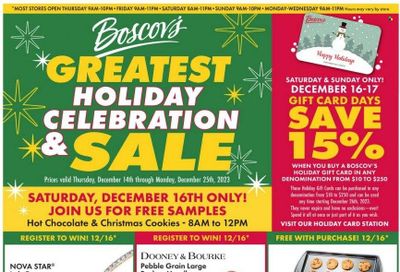 Boscov's (CT, DE, MD, NJ, NY, PA) Weekly Ad Flyer Specials December 14 to December 25, 2023
