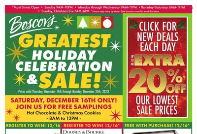 Boscov's (CT, DE, MD, NJ, NY, PA) Weekly Ad Flyer Specials December 14 to December 25, 2023