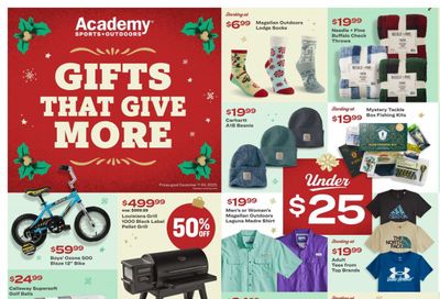 Academy Sports + Outdoors Weekly Ad Flyer Specials December 7 to December 24, 2023
