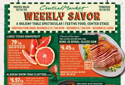 Central Market (TX) Weekly Ad Flyer Specials December 13 to December 19, 2023