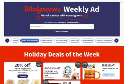 Walgreens Weekly Ad Flyer Specials December 17 to December 23, 2023