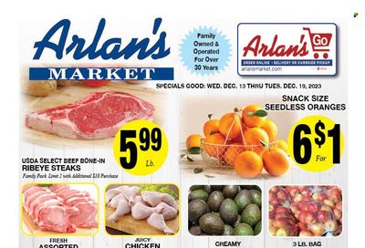 Arlan's Market (TX) Weekly Ad Flyer Specials December 13 to December 19, 2023