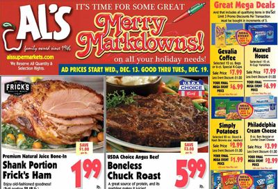Al's Supermarket (IN) Weekly Ad Flyer Specials December 13 to December 19, 2023