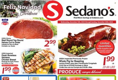 Sedano's (FL) Weekly Ad Flyer Specials December 13 to December 24, 2023