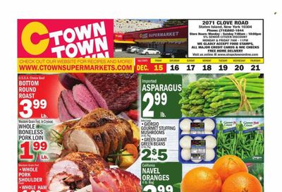 C-Town (CT, FL, MA, NJ, NY, PA) Weekly Ad Flyer Specials December 15 to December 21, 2023
